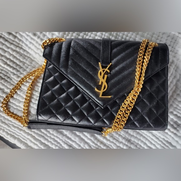 Never used YSL envelope MEDIUM selling all designers as moving out of country - Picture 3 of 9